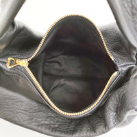 ITTI/MANOF ITTI TOTE BAG 定価22000円 牛革 レザー トートバッグ ブラック レディース イッチ/マノフ【中古】5-0718G♪
