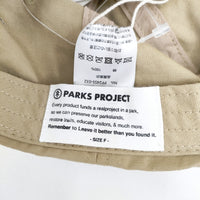 PARKS PROJECT パークスプロジェクト 新品 コットン サイズF 帽子 キャップ ベージュ レディース【中古】5-0913G◎
