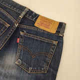 Levi's 503 日本製 W28 ジーンズ デニムパンツ ネイビー レディース リーバイス【中古】5-1027G∞