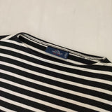SAINT JAMES ウエッソン ボーダー T3 カットソー ホワイト ブラック レディース セントジェームス【中古】5-1027M∞