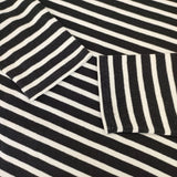 SAINT JAMES ウエッソン ボーダー T3 カットソー ホワイト ブラック レディース セントジェームス【中古】5-1027M∞