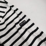 SAINT JAMES ピリアック サイズT1 ボートネックボーダー半袖Ｔシャツ カットソー ホワイト ブラック レディース セントジェームス【中古】5-0725S♪