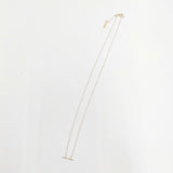 Hirotaka ALL ABOUT BASICS モスキート ダイヤモンド バー ネックレス K10 ダイヤモンド 定価66000円 ネックレス ゴールド レディース ヒロタカ【中古】5-0808G◎