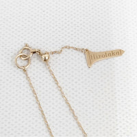 Hirotaka ALL ABOUT BASICS モスキート ダイヤモンド バー ネックレス K10 ダイヤモンド 定価66000円 ネックレス ゴールド レディース ヒロタカ【中古】5-0808G◎