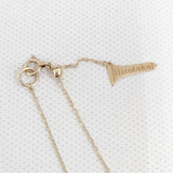 Hirotaka ALL ABOUT BASICS モスキート ダイヤモンド バー ネックレス K10 ダイヤモンド 定価66000円 ネックレス ゴールド レディース ヒロタカ【中古】5-0808G◎
