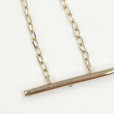 Hirotaka ALL ABOUT BASICS モスキート ダイヤモンド バー ネックレス K10 ダイヤモンド 定価66000円 ネックレス ゴールド レディース ヒロタカ【中古】5-0808G◎