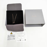 Hirotaka ALL ABOUT BASICS モスキート ダイヤモンド バー ネックレス K10 ダイヤモンド 定価66000円 ネックレス ゴールド レディース ヒロタカ【中古】5-0808G◎
