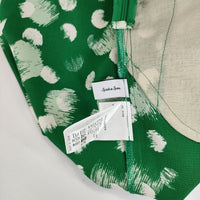 Spick and Span 23030200308020 ランダムドットプリントパンツ 定価17600円 パンツ 23SS グリーン ホワイト レディース スピックアンドスパン【中古】5-0904M△