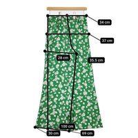 Spick and Span 23030200308020 ランダムドットプリントパンツ 定価17600円 パンツ 23SS グリーン ホワイト レディース スピックアンドスパン【中古】5-0904M△