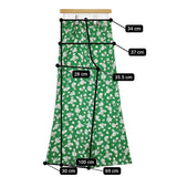 Spick and Span 23030200308020 ランダムドットプリントパンツ 定価17600円 パンツ 23SS グリーン ホワイト レディース スピックアンドスパン【中古】5-0904M△