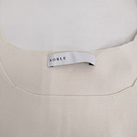 Spick and Span Noble 新品 Ry/Ny総針タンクロングPO 定価12000円 タンクトップ ホワイト レディース スピック＆スパン ノーブル【中古】5-0725S♪
