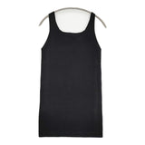 Spick and Span Noble Ry/Ny総針タンクロングPO 定価12000円 タンクトップ ブラック レディース スピック＆スパン ノーブル【中古】5-0725S♪
