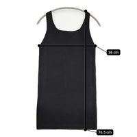 Spick and Span Noble Ry/Ny総針タンクロングPO 定価12000円 タンクトップ ブラック レディース スピック＆スパン ノーブル【中古】5-0725S♪