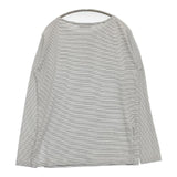 Spick and Span Noble ボーダー 長袖Ｔシャツ カットソー ロンＴ ホワイト レディース スピック＆スパン ノーブル【中古】5-1027M∞