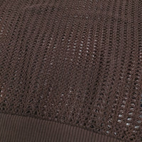 IENA 未使用品 メッシュノースリーブ 定価13200円 25080900450020 透かし柄 ニット 25SS ブラウン レディース イエナ【中古】5-0718M♪