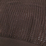 IENA 未使用品 メッシュノースリーブ 定価13200円 25080900450020 透かし柄 ニット 25SS ブラウン レディース イエナ【中古】5-0718M♪