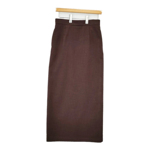 JOURNAL STANDARD L'essage 23060370030010 PEトロペンシルスカート ロングスカート 23SS ダークブラウン レディース ジャーナルスタンダードレサージュ【中古】5-0904M△
