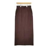 JOURNAL STANDARD L'essage 23060370030010 PEトロペンシルスカート ロングスカート 23SS ダークブラウン レディース ジャーナルスタンダードレサージュ【中古】5-0904M△