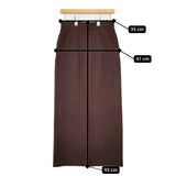 JOURNAL STANDARD L'essage 23060370030010 PEトロペンシルスカート ロングスカート 23SS ダークブラウン レディース ジャーナルスタンダードレサージュ【中古】5-0904M△
