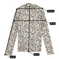 JOURNAL STANDARD メッシュプリントインナー ハイネックカットソー 24SS アイボリー ブラック レディース ジャーナルスタンダード【中古】5-0718M♪