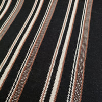 JOURNAL STANDARD JQストライプワンピース 定価14300円 ニット ノースリーブ 25SS ブラック レディース ジャーナルスタンダード【中古】5-0718S♪