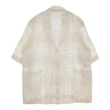 JOURNAL STANDARD チェックシアーシャツ 定価16500円 ジャケット 半袖シャツ 24SS ホワイト レディース ジャーナルスタンダード【中古】5-0718S♪
