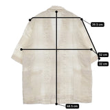 JOURNAL STANDARD チェックシアーシャツ 定価16500円 ジャケット 半袖シャツ 24SS ホワイト レディース ジャーナルスタンダード【中古】5-0718S♪