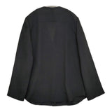 ELENI エルニ NOBLE ライトクロスジャケット 38 定価41800円 ベイクルーズ ノーカラージャケット 24SS ブラック レディース【中古】5-0718M♪
