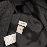 ROPE' 神崎恵さんコラボ 花柄 総柄 ロングスカート ブラック レディース ロペ【中古】5-1027M∞