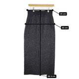 ROPE' 神崎恵さんコラボ 花柄 総柄 ロングスカート ブラック レディース ロペ【中古】5-1027M∞