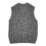 green label relaxing CM ミックス カラー リンクス Vネック ニット ベスト グレー メンズ グリーンレーベルリラクシング【中古】6-0330M∞