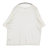 ESLOW CREWNECK PULLOVER メルローズ 日本製 定価13200円 半袖Ｔシャツ カットソー 21AW ホワイト レディース エスロー【中古】5-0725S♪