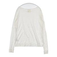 N.Jam noble 20070240503010 リネン 日本製 長袖Ｔシャツ カットソー ロンＴ ホワイト レディース エヌジャム【中古】5-0904M△