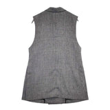 Mila Owen ロングベスト ジャケット ジレ ベスト グレー レディース ミラオーウェン【中古】5-1027M∞