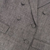 Mila Owen ロングベスト ジャケット ジレ ベスト グレー レディース ミラオーウェン【中古】5-1027M∞