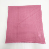 douce gloire カシミヤ100％ 大判 マフラー 無地 ストール ピンク レディース ドゥーズグロワール【中古】5-1127T◎
