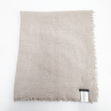 Faliero Sarti カシミヤ混 ウール 大判 マフラー イタリア製 無地 ストール ベージュ レディース ファリエロサルティ【中古】5-1127T◎