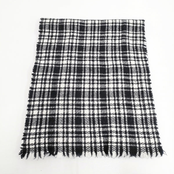 destin カシミヤ混 ウールマフラー イタリア製 チェック ストール