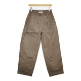 upper hights ARMY ２タック ワイド チノパンツ カーキ レディース アッパーハイツ【中古】5-1027G∞