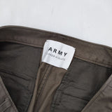 upper hights ARMY ２タック ワイド チノパンツ カーキ レディース アッパーハイツ【中古】5-1027G∞