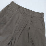 upper hights ARMY ２タック ワイド チノパンツ カーキ レディース アッパーハイツ【中古】5-1027G∞