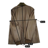 Maison Martin Margiela レザーブルゾン MA-1 羊革 s31am0177 サイズ38 ジャケット カーキ レディース メゾンマルタンマルジェラ【中古】5-1103T♪