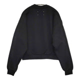 MAISON MARGIELA Logo sweatshirt ロゴスウェットシャツ サイズS スウェット ブラック レディース メゾンマルジェラ【中古】5-0718M♪