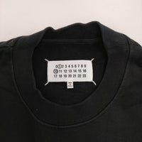 MAISON MARGIELA Logo sweatshirt ロゴスウェットシャツ サイズS スウェット ブラック レディース メゾンマルジェラ【中古】5-0718M♪