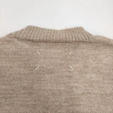 MAISON MARGIELA アルパカ ウール クルーネック S50HA1083 S18145 XS セーター ニット ベージュ レディース メゾンマルジェラ【中古】5-1103T♪