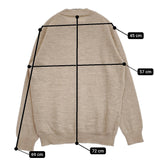 MAISON MARGIELA アルパカ ウール クルーネック S50HA1083 S18145 XS セーター ニット ベージュ レディース メゾンマルジェラ【中古】5-1103T♪