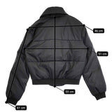 MARTIN MARGIELA 6 ここのえ期 初期 中綿ジャケット サイズ38 ブルゾン ブラック レディース マルタンマルジェラ【中古】5-1108A♪