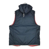 45R/45rpm JOUBUDE NAGAMOCHI リバーシブル ナイロン ダウンベスト ネイビー レディース フォーティーファイブアールピーエム【中古】5-1225T∞