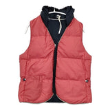 45R/45rpm JOUBUDE NAGAMOCHI リバーシブル ナイロン ダウンベスト ネイビー レディース フォーティーファイブアールピーエム【中古】5-1225T∞