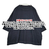 45R/45rpm 天竺のビッグスリットTシャツ 墨納戸 インディゴ カットソー ネイビー レディース フォーティーファイブアールピーエム【中古】5-1214M∞